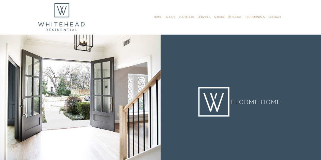 Whitehead Residential website by TidalBrain